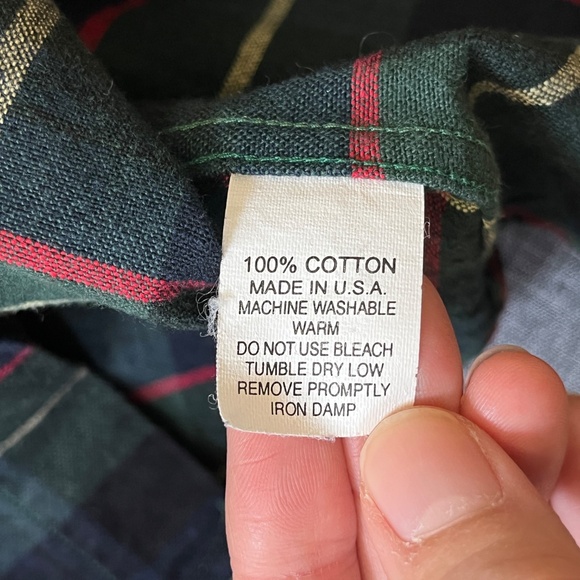 Gitman Bros Vintage Button Down Long Sleeve Shirt - Men's Size S - Green - Picture 5 of 10